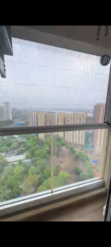 Balcony in 1.5 BHK Apartment at Dosti West County, Balkum Pada – for Rent