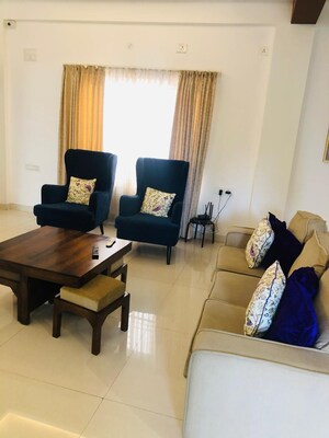 Living Room in 4 BHK Villa at TMR Blossoms, Kogilu – for Rent