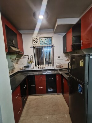 Kitchen in 2 BHK Apartment at INT Apartment, Sector 18 Dwarka – for Rent