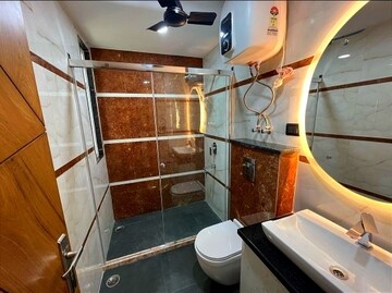 Attached Bathroom in 3 BHK Builder Floor at Greater Kailash I – for Rent