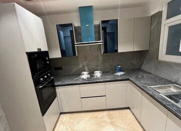 Kitchen in 3 BHK Builder Floor at Greater Kailash I – for Rent