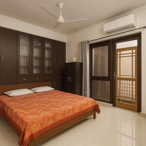 Bedroom in 4 BHK Builder Floor at AS Tower, Sector 45 – for Rent