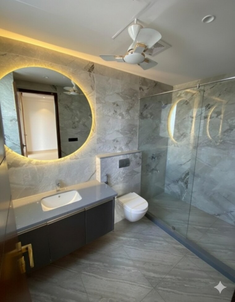 Attached Bathroom, greater kailash i 4 Bedroom 4200 Sq.Ft. Builder Floor In Greater Kailash I Delhi 9499981