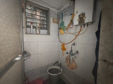 Bathroom in 1 BHK Apartment at Omkar CHS Ghansoli, Ghansoli Sector 1 – for Rent