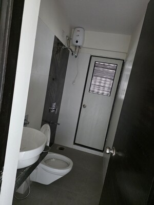 Bathroom in 1 BHK Apartment at JVM Corner Stone, Naupada – for Rent