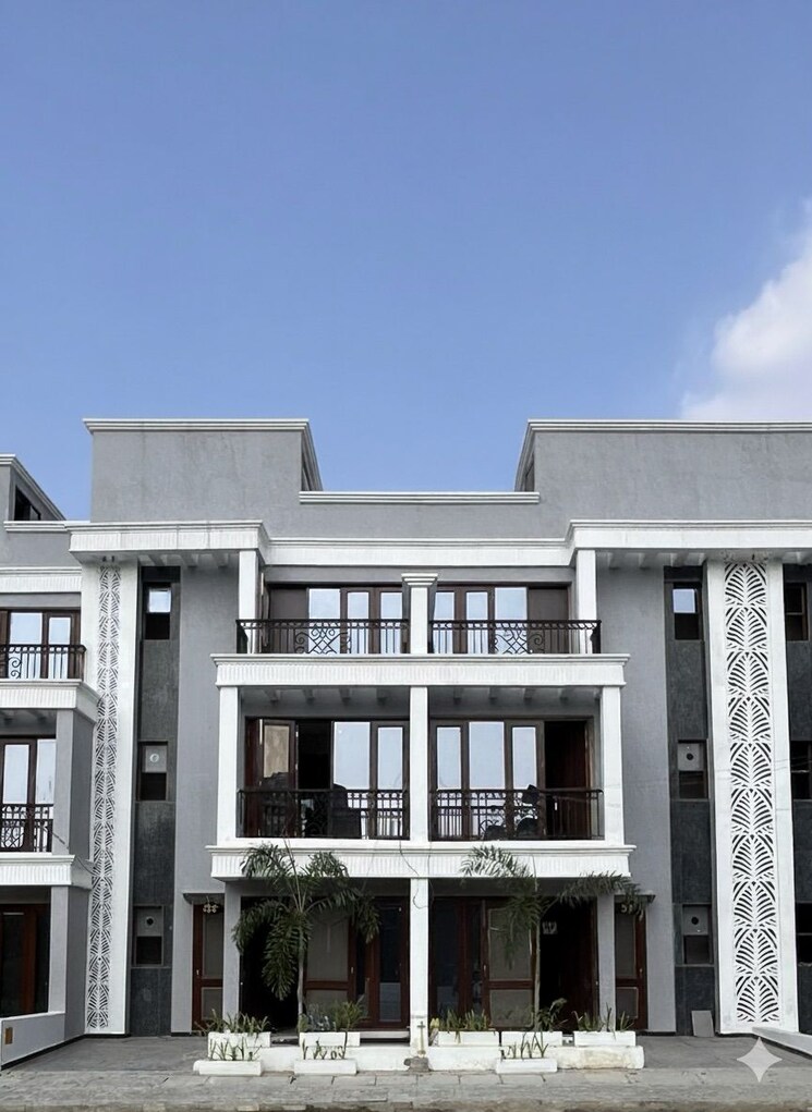 Exterior View, indus-palm-drive 4 Bedroom 1690 Sq.Ft. Villa In Raj Nagar Extension Ghaziabad 9500013