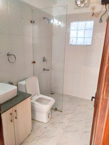 Bathroom in 2.5 BHK Builder Floor at Greater Kailash ii – for Rent