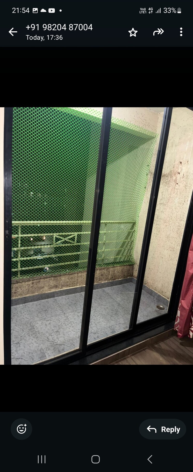 Balcony, happy-home-sarvodaya-nagar 1 Bedroom 595 Sq.Ft. Apartment In Ambernath West Thane 9500059