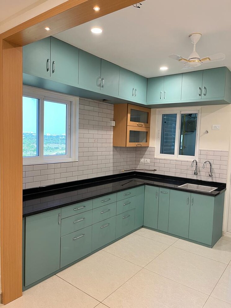 Kitchen, aparna-sarovar-zenith 3 Bedroom 1855 Sq.Ft. Apartment In Nallagandla Hyderabad 9500176