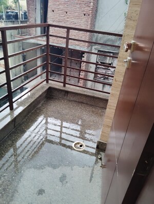 Balcony in 1.5 BHK Builder Floor at Kalkaji – for Rent