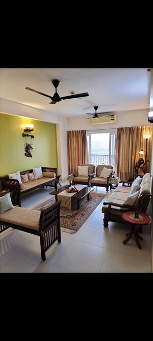 Living Room in 4 BHK Apartment at Nimbus The Hyde park, Sector 78 – for Rent