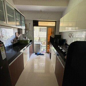 Kitchen in 2 BHK Apartment at Oxford Apartments Bandra West, St. Peters Colony – for Rent