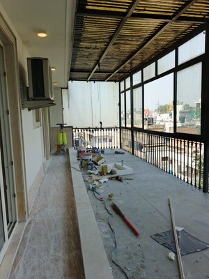 Balcony in 4 BHK Builder Floor at Jangpura – for Rent