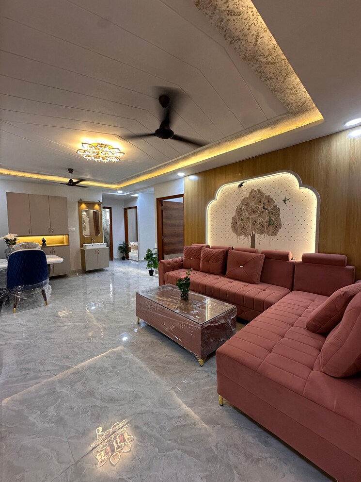 Living Room, gulmohur-garden 2 Bedroom 1000 Sq.Ft. Apartment In Raj Nagar Extension Ghaziabad 9488113