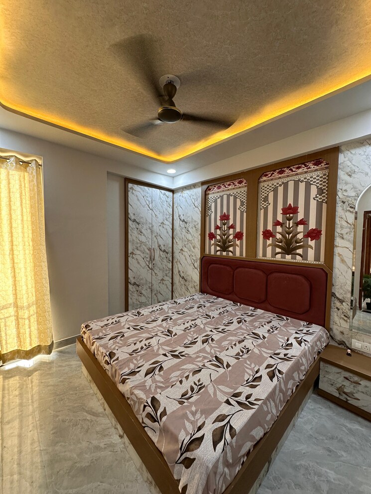 Bedroom, gulmohur-garden 2 Bedroom 1000 Sq.Ft. Apartment In Raj Nagar Extension Ghaziabad 9488113