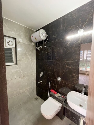 Attached Bathroom in 2 BHK Apartment at D And T Mountain View CHS, Senapati Bapat Road – for Rent