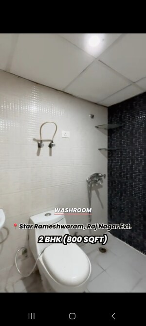 Bathroom in 2 BHK Apartment at Star Rameshwaram, Raj Nagar Extension – for Sale