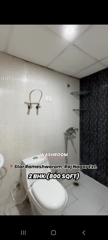 Bathroom in 2 BHK Apartment at Star Rameshwaram, Raj Nagar Extension – for Sale