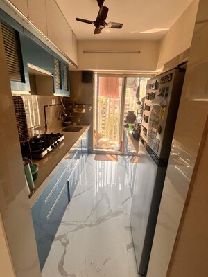 Kitchen in 2 BHK Apartment at Blumen Apartments, Vikhroli West – for Rent