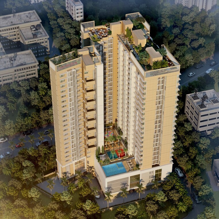 Master Plan, blumen-apartments 2 Bedroom 645 Sq.Ft. Apartment In Vikhroli West Mumbai 9500320