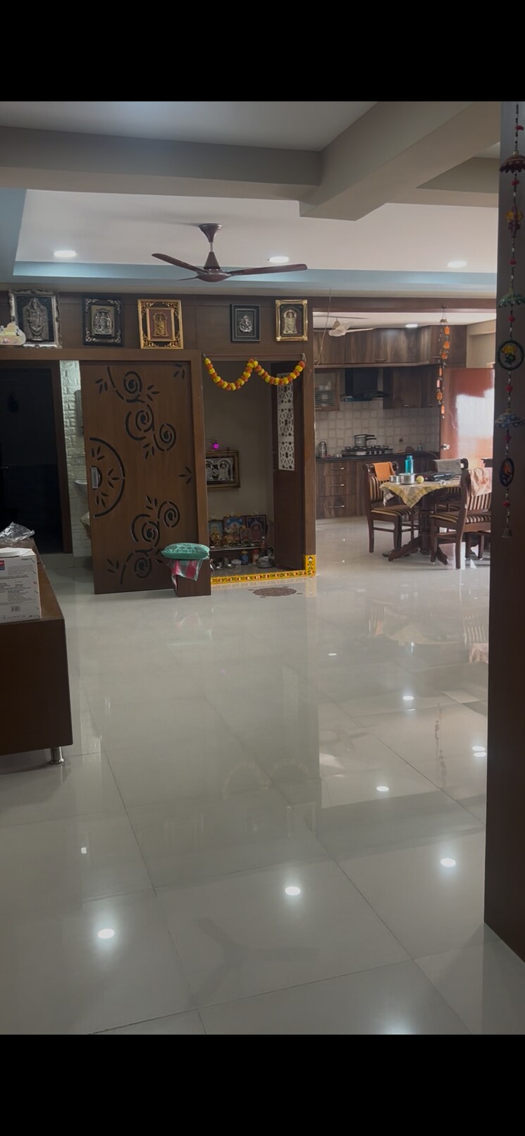 Living Room, hima-sai-lake-view-towers 3 Bedroom 2400 Sq.Ft. Apartment In Nallagandla Hyderabad 9500454