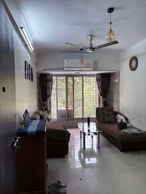 Living Room in 1 BHK Apartment at New Bhoomi Park, Malad West – for Sale