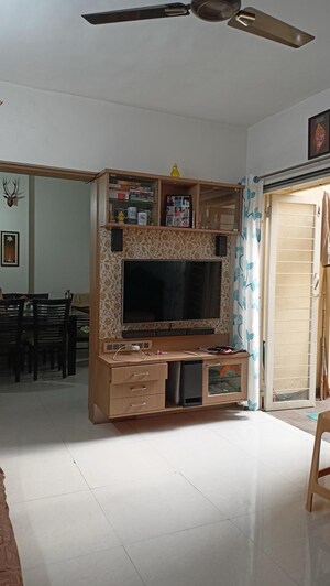 Living Room in 2 BHK Apartment at Bhujbal Township, Kothrud – for Rent