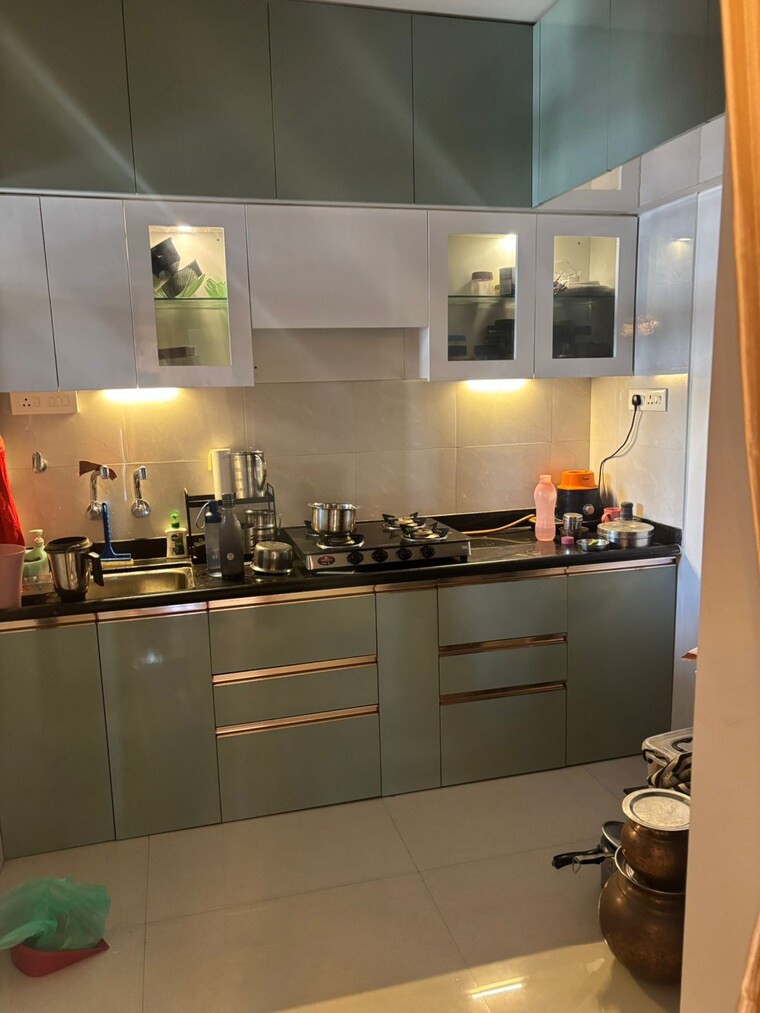 Kitchen, atrium-skyward 2 Bedroom 790 Sq.Ft. Apartment In Undri Pune 9500575