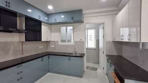 Kitchen in 4 BHK Villa at Magna Majestic Meadows, Osman Nagar – for Rent