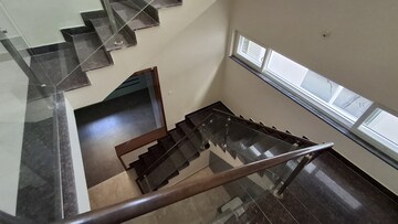 Staircase in 4 BHK Villa at Magna Majestic Meadows, Osman Nagar – for Rent