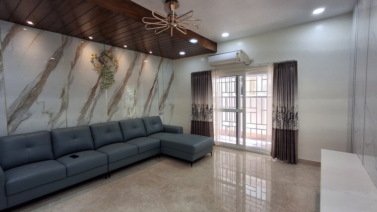 Living Room, magna-majestic-meadows 4 Bedroom 3600 Sq.Ft. Villa In Osman Nagar Hyderabad 9500681