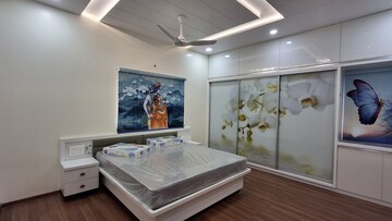 Bedroom in 4 BHK Villa at Magna Majestic Meadows, Osman Nagar – for Rent