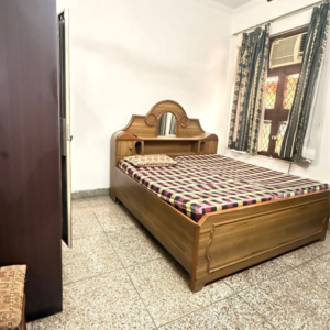 Bedroom in 3 BHK Builder Floor at Chattarpur – for Rent