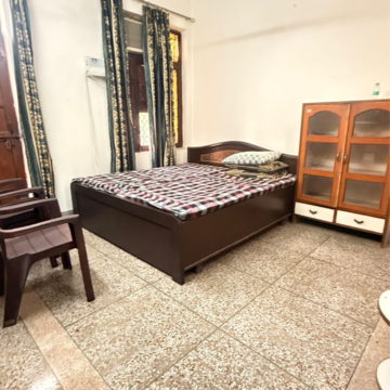 Bedroom in 3 BHK Builder Floor at Chattarpur – for Rent
