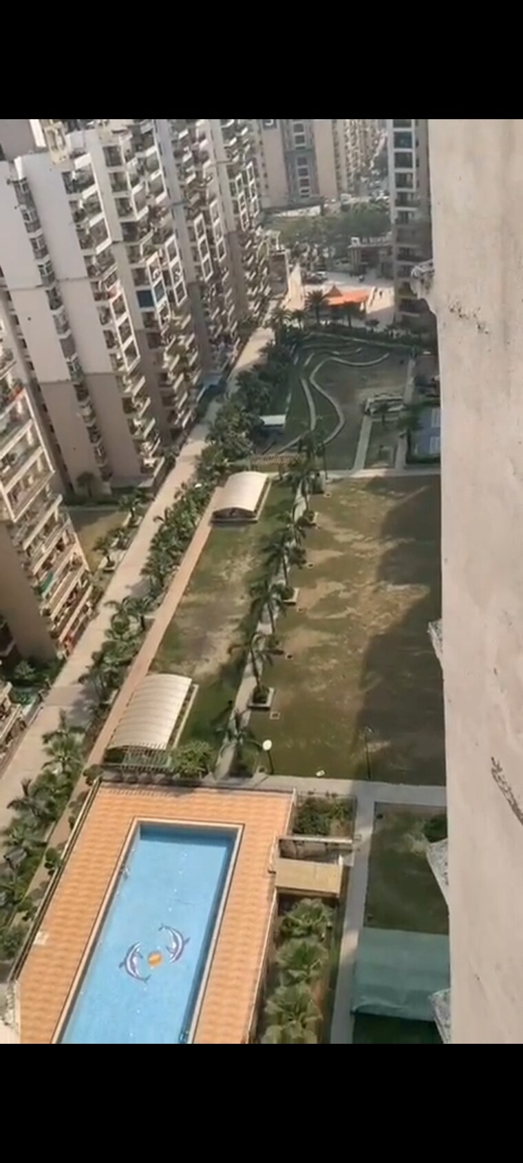 Balcony, galaxy-north-avenue-ll 3 Bedroom 1250 Sq.Ft. Apartment In Gaur City 2 Greater Noida 9500888
