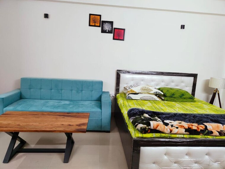 Bedroom, urbtech-xaviers 1 RK 500 Sq.Ft. Apartment In Sector 168 Noida 9500910
