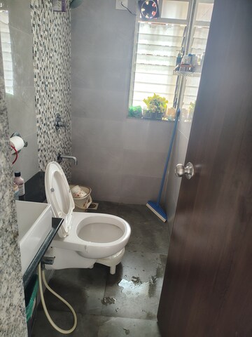 Bathroom in 1 BHK Apartment at Ani Anu Sri Balaji Enclave, Malad West – for Rent