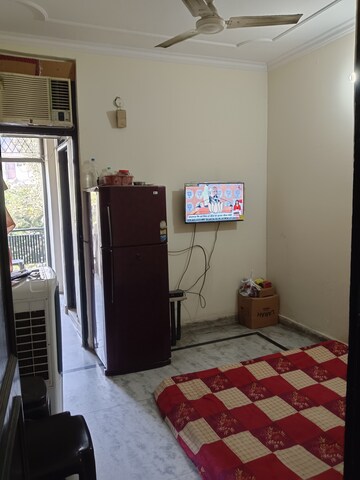Living Room in 1 BHK Builder Floor at Lajpat Nagar 4 – for Rent
