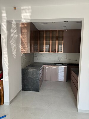 Kitchen in 2 BHK Apartment at Goel Ganga Serio, Kharadi – for Rent