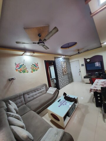 Living Room in 1 BHK Apartment at Lambodar Park, Kalwa – for Sale