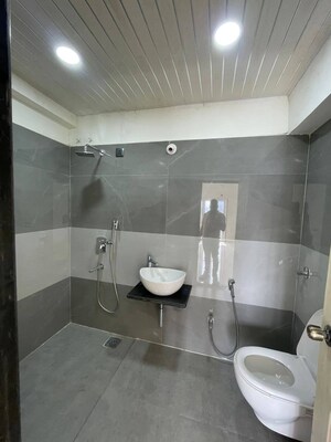 Bathroom in 2 BHK Apartment at Mhada 24 LIG Apartments, Goregaon West – for Rent