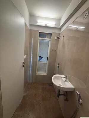 Bathroom in 2 BHK Apartment at Nahar Amaryllis Towers and Plaza, Chandivali – for Rent