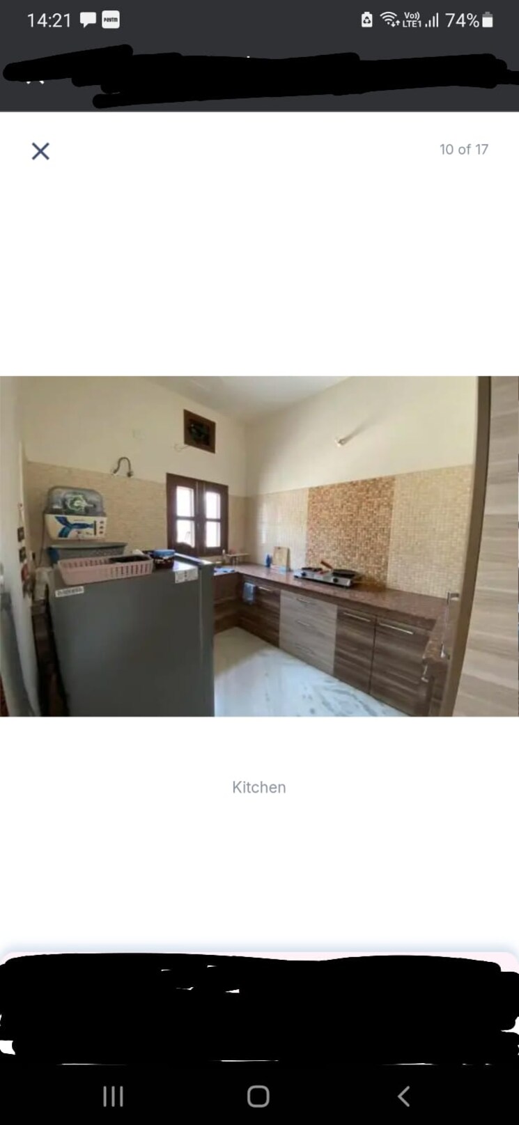 Kitchen, aerocity 2 Bedroom 1800 Sq.Ft. Builder Floor In Aerocity Mohali 9501167