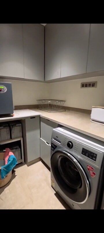 Kitchen in 1 BHK Apartment at Suryamukhi Garden Apartment, Vittal Mallya Road – for Rent