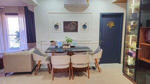 Dining area in 3 BHK Apartment at Chandkheda – for Rent