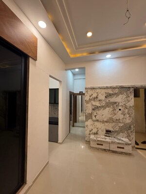 Living Room in 3 BHK Apartment at Tharwani Vedant Millenia, Titwala – for Sale