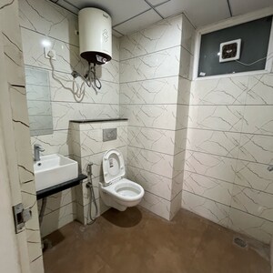 Bathroom in 3 BHK Apartment at Maxxus Elanza, Nagla Road – for Rent