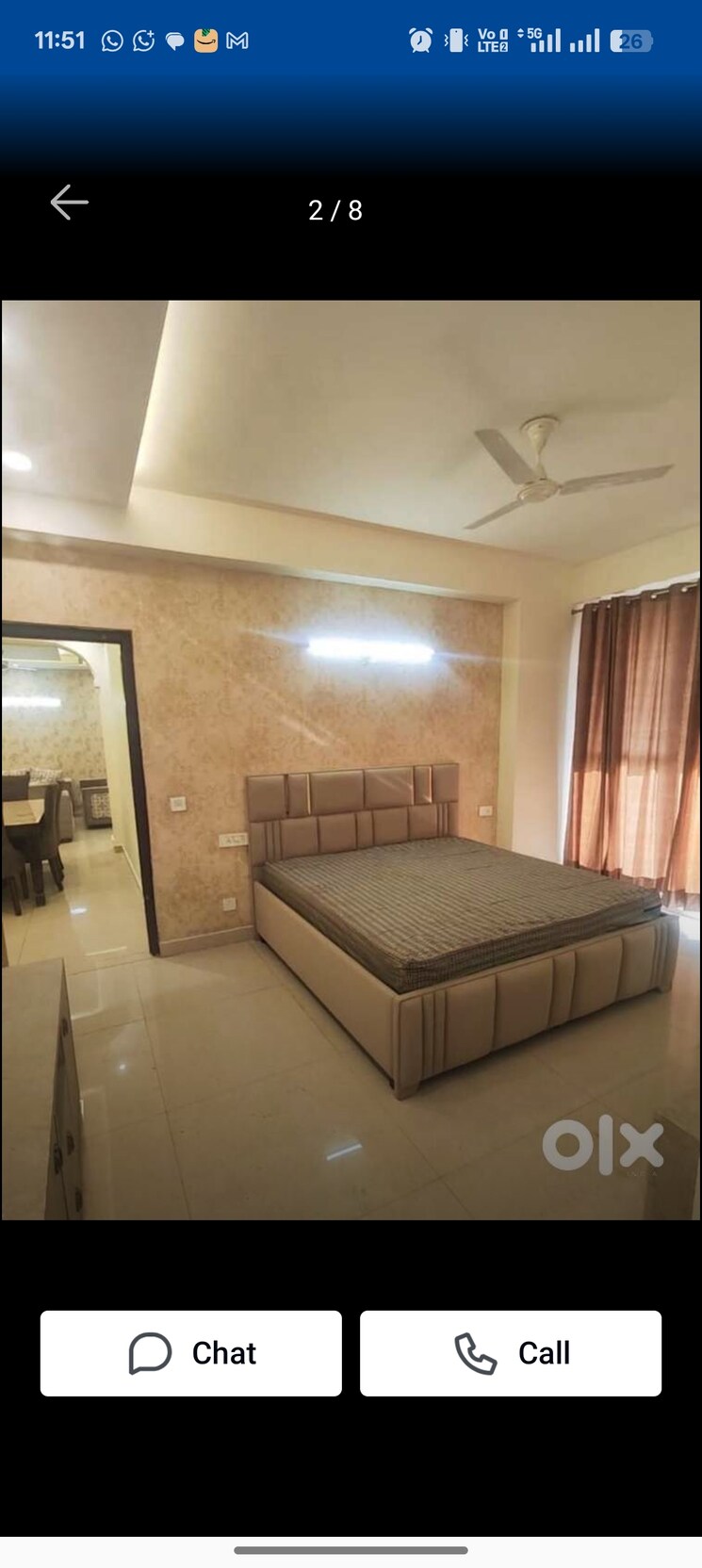 Bedroom, sector 10 3 Bedroom 3200 Sq.Ft. Independent House In Sector 10 Panchkula 9501550