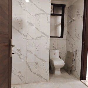 Bathroom in 3 BHK Builder Floor at Chattarpur – for Rent