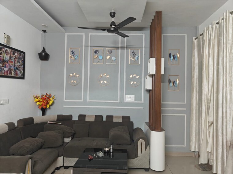 Living Room, dhakoli 2 Bedroom 1000 Sq.Ft. Builder Floor In Dhakoli Zirakpur 9501489